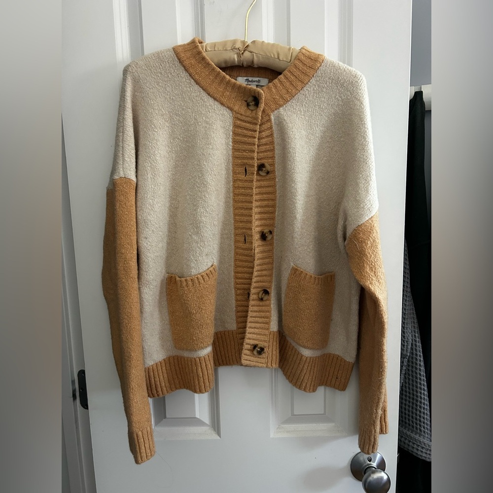 Madewell Color Block Cardigan